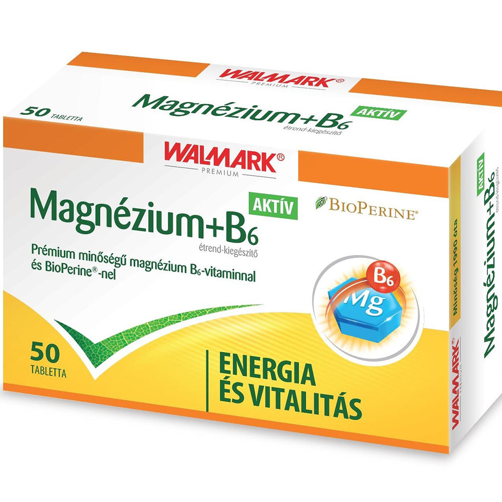 Walmark BioPerine Magnézium + B6 Aktívne tablety 50 ks - 54143