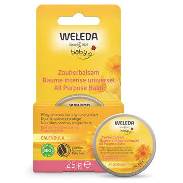 Weleda bio kvetinový prírodný viacúčelový ochranný balzam pre bábätká 25 g