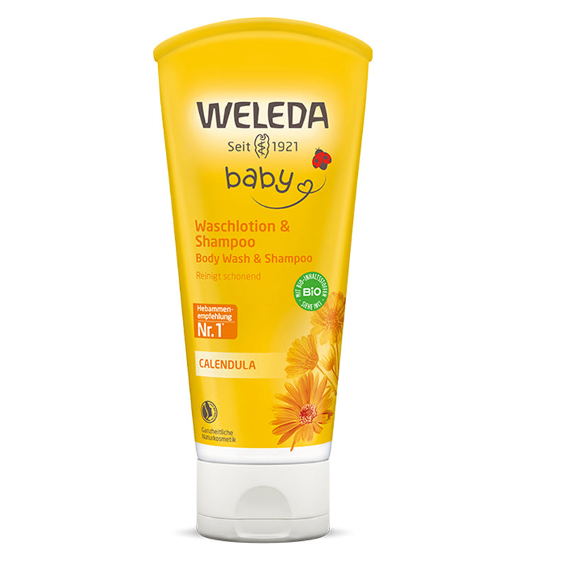 Weleda Detský nechtíkový umývací gél a šampón 200 ml - 34093