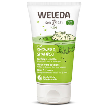 Weleda Detský sprchový gél a šampón 2v1 s vôňou limetky 150 ml - 59101