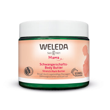 Weleda stria prírodný mastný mliečny prach pre malé mamičky 150 ml