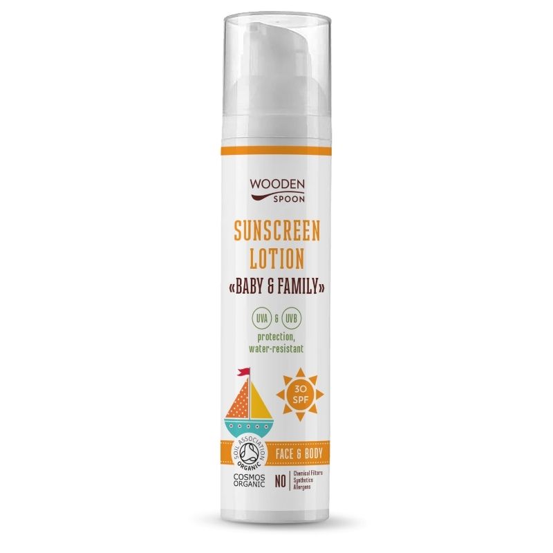 WoodenSpoon Prírodné opaľovacie mlieko SPF30 100 ml - 87275