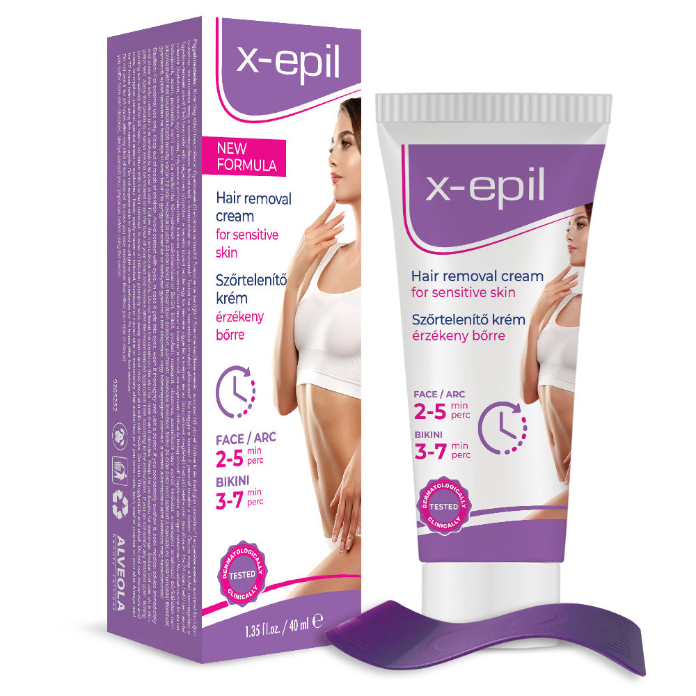 X-Epil odstraňovač vlasov na tvár, bikínová čiara 40 ml