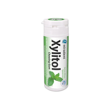 Miradent Xylitolové Žuvačky Spearmint 30 ks - 25103