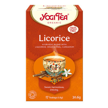 Yogi Tea Bylinný čaj s príchuťou sladkého drievka 30,6 g - 32389