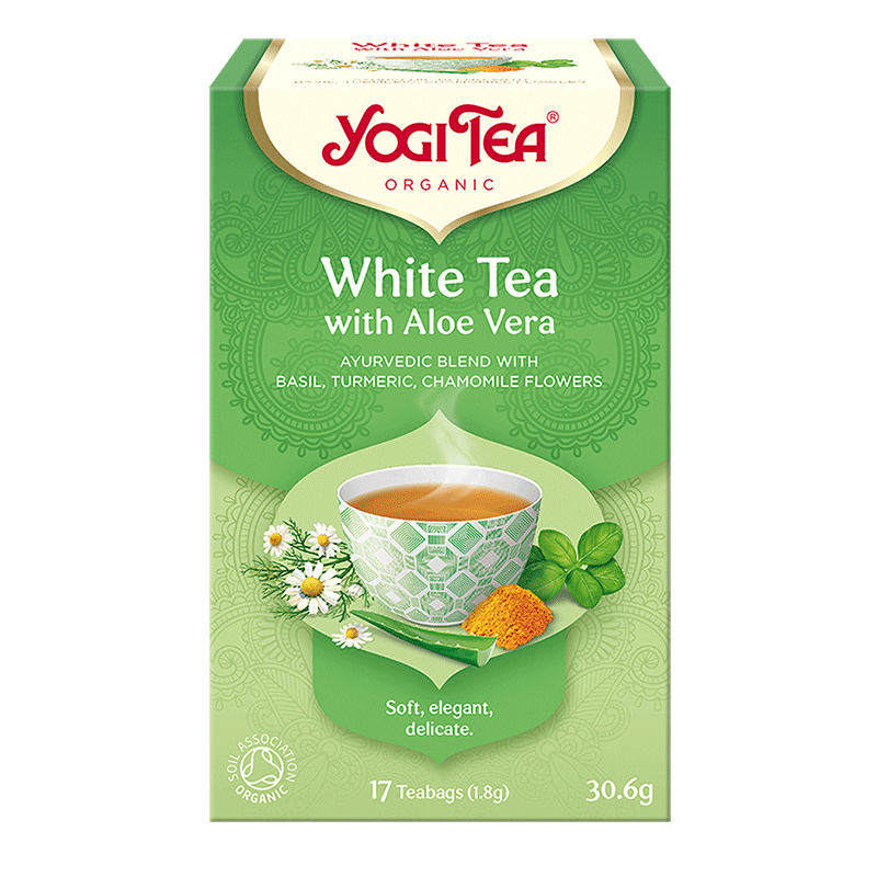 Yogi Tea Biely čaj s aloe vera, bio 30.6 g - 54171