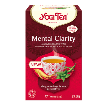 Yogi Tea Ajurvédsky čaj pre jasnú myseľ s ženšenom, medovkou a eukalyptom 32.3 g - 94170