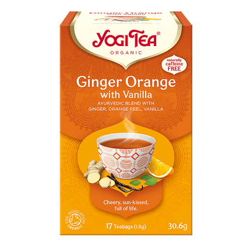 Yogi Tea Bio Zázvor, Pomaranč a Vanilka Bylinný Čaj 30,6 g - 32478
