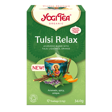 Yogi Tea Tulsi Relax porciovaný čaj BIO 34 g - 91341