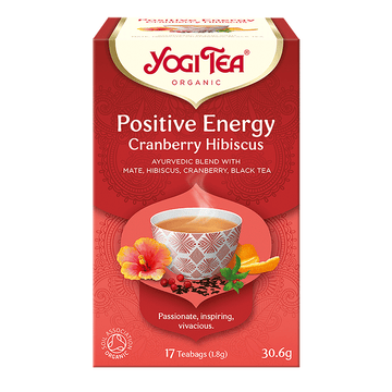Yogi Tea čaj Pozitívna energia s brusnicou a ibištekom 30.6g - 32507