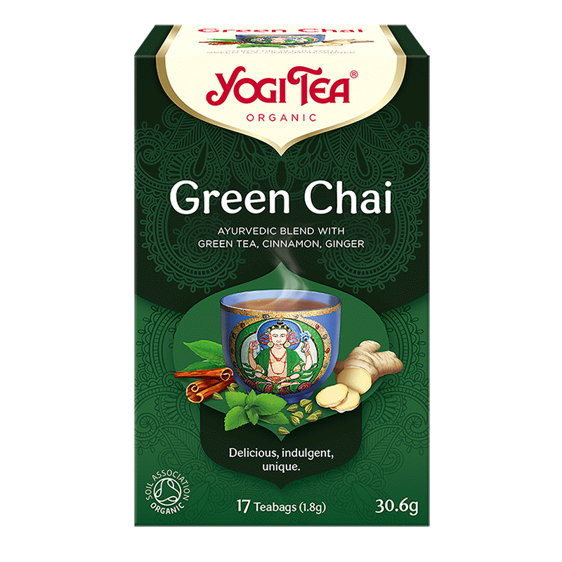 YOGI TEA Zelený čaj Chai 30.6 g - 32523