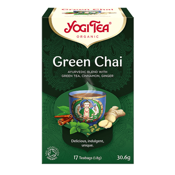 YOGI TEA Zelený čaj Chai 30.6 g - 32523