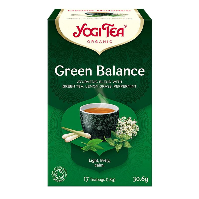 Yogi Tea Zelený čaj Green Balance 30,6 g - 32525