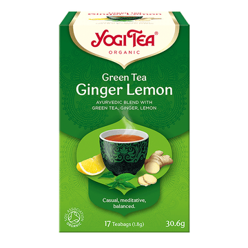 Yogi Tea Zelený čaj so zázvorom a citrónom 30 g - 57160