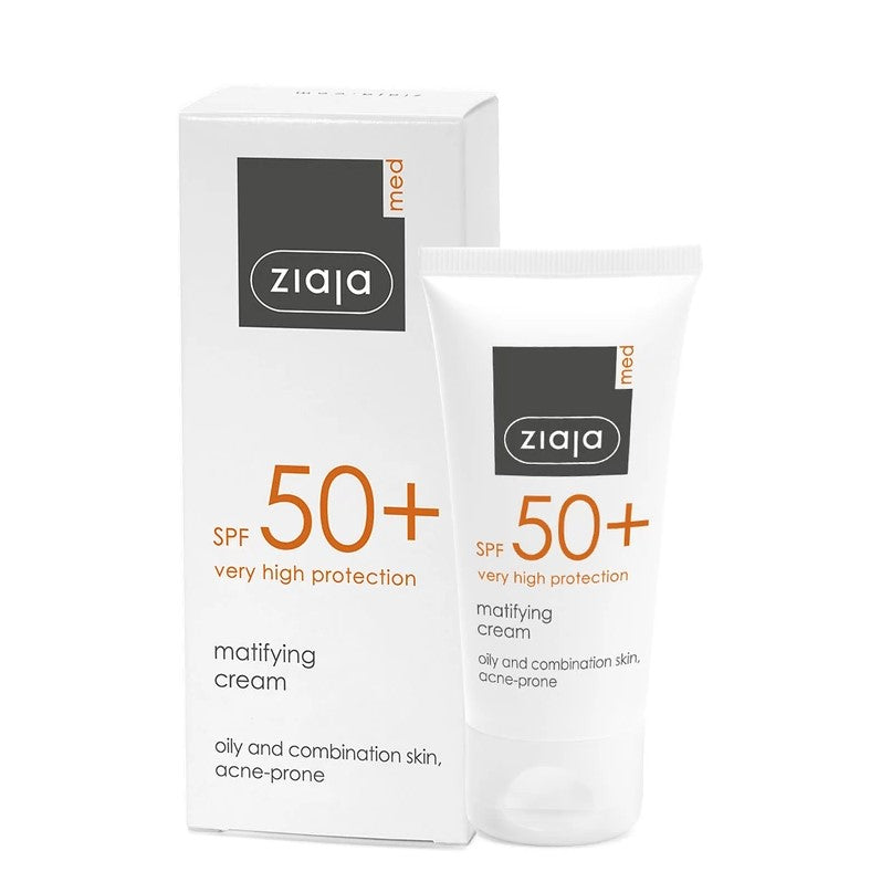 Zia Medja slnečný ochranný krém na oplachovanie, pre pľuzgierovú, mastnú a zmiešanú pokožku ff50+ 50 ml