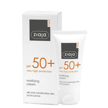 Zia Medja slnečný ochranný krém na oplachovanie, pre pľuzgierovú, mastnú a zmiešanú pokožku ff50+ 50 ml