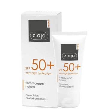Zia Medja slnečná ochrana sfarbený krém, prírodný tón, na rozšírenú vlasovú kožu ff50+ 50 ml