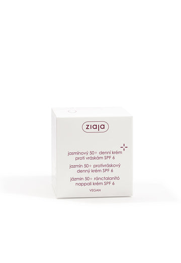 Ziaja denný krém s jasmínovým maslom proti vráskam SPF 6 50 ml - 82521