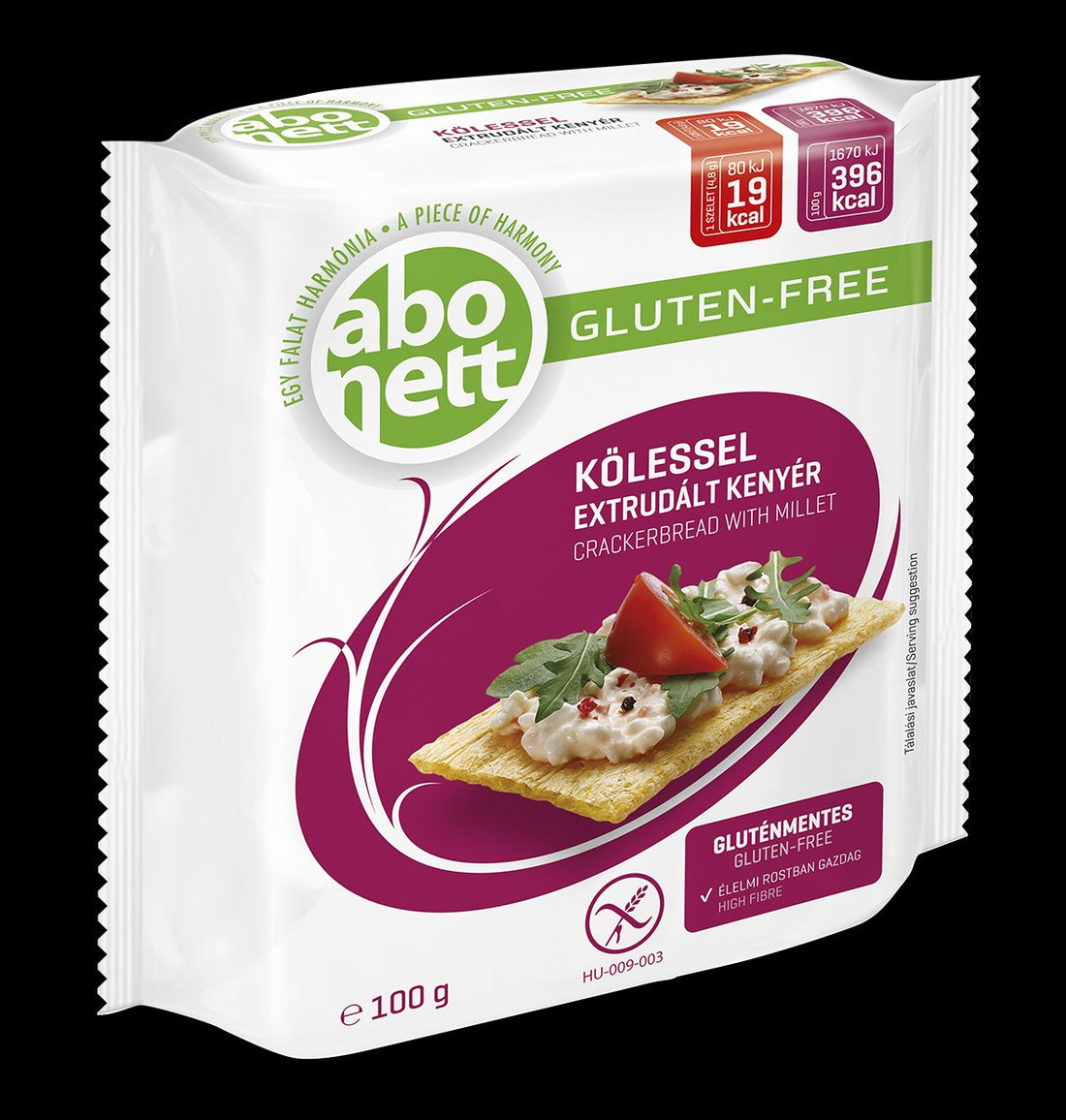 Abonett extrudovaný chlieb s prosom bez lepku 100 g - 43637