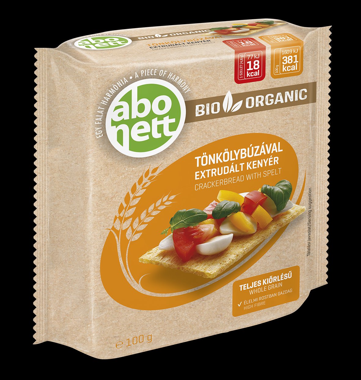 Abonett extrudovaný bio chlieb so špaldou 100 g - 59056