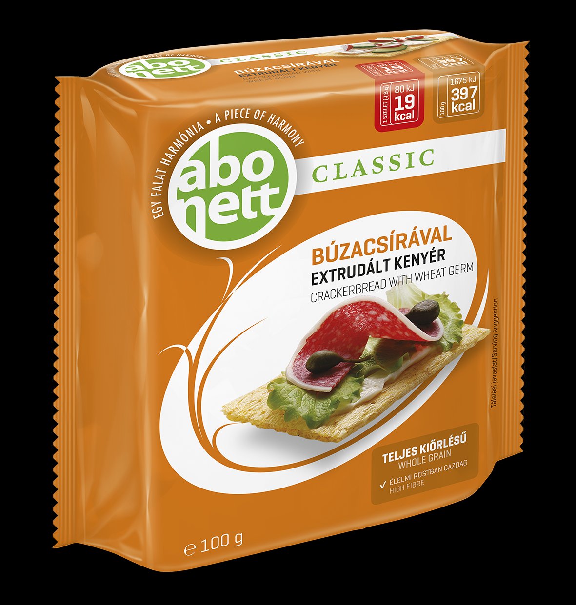 Abonett extrudovaný chlieb s pšeničnými klíčkami 100 g - 13123