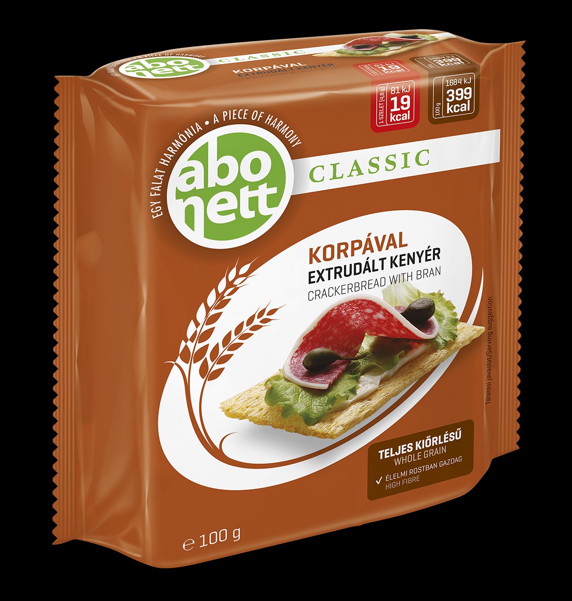 Abonett extrudovaný chlieb s otrubami 100 g - 16852