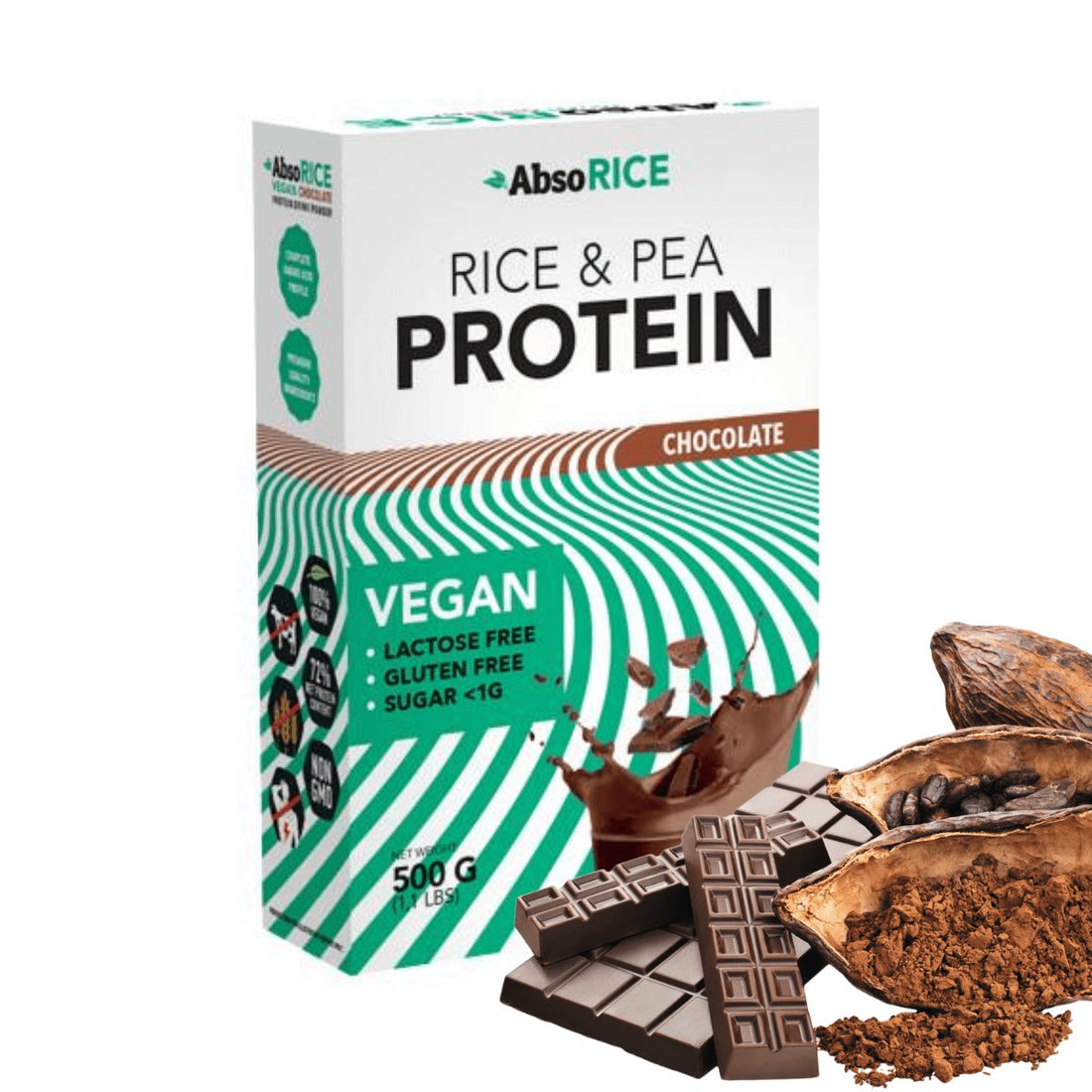 Absorice proteínový nápoj v prášku čokoláda 500 g - 41642