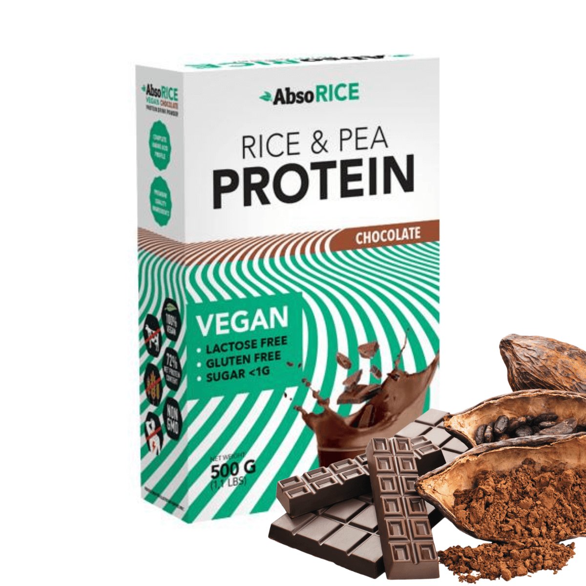 Absorice proteínový nápoj v prášku čokoláda 500 g - 41642