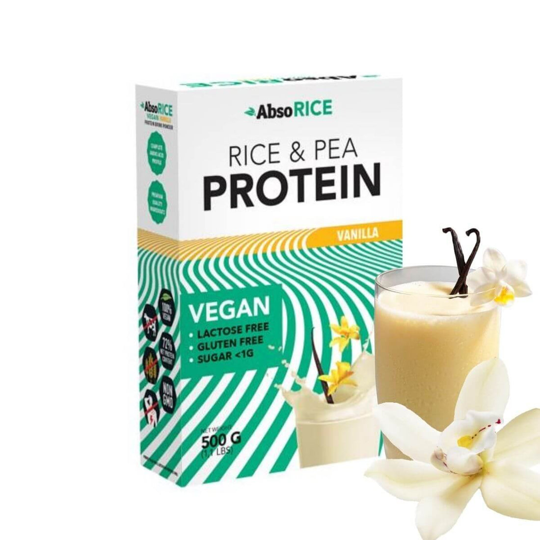 Absorice proteínový nápoj v prášku vanilka 500 g - 41640