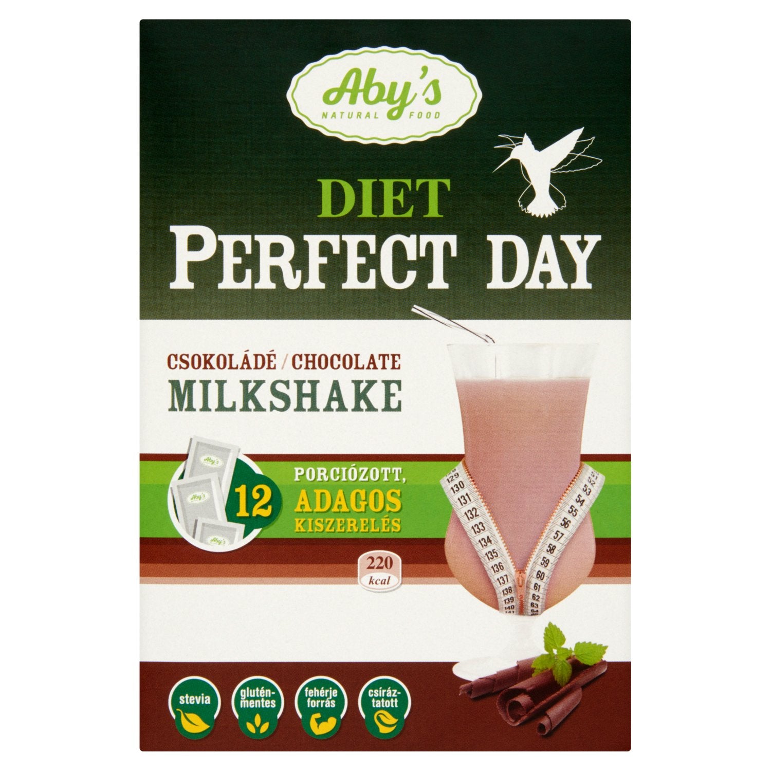 Aby diet perfect day milkshake čokoládový 360 g - 87192