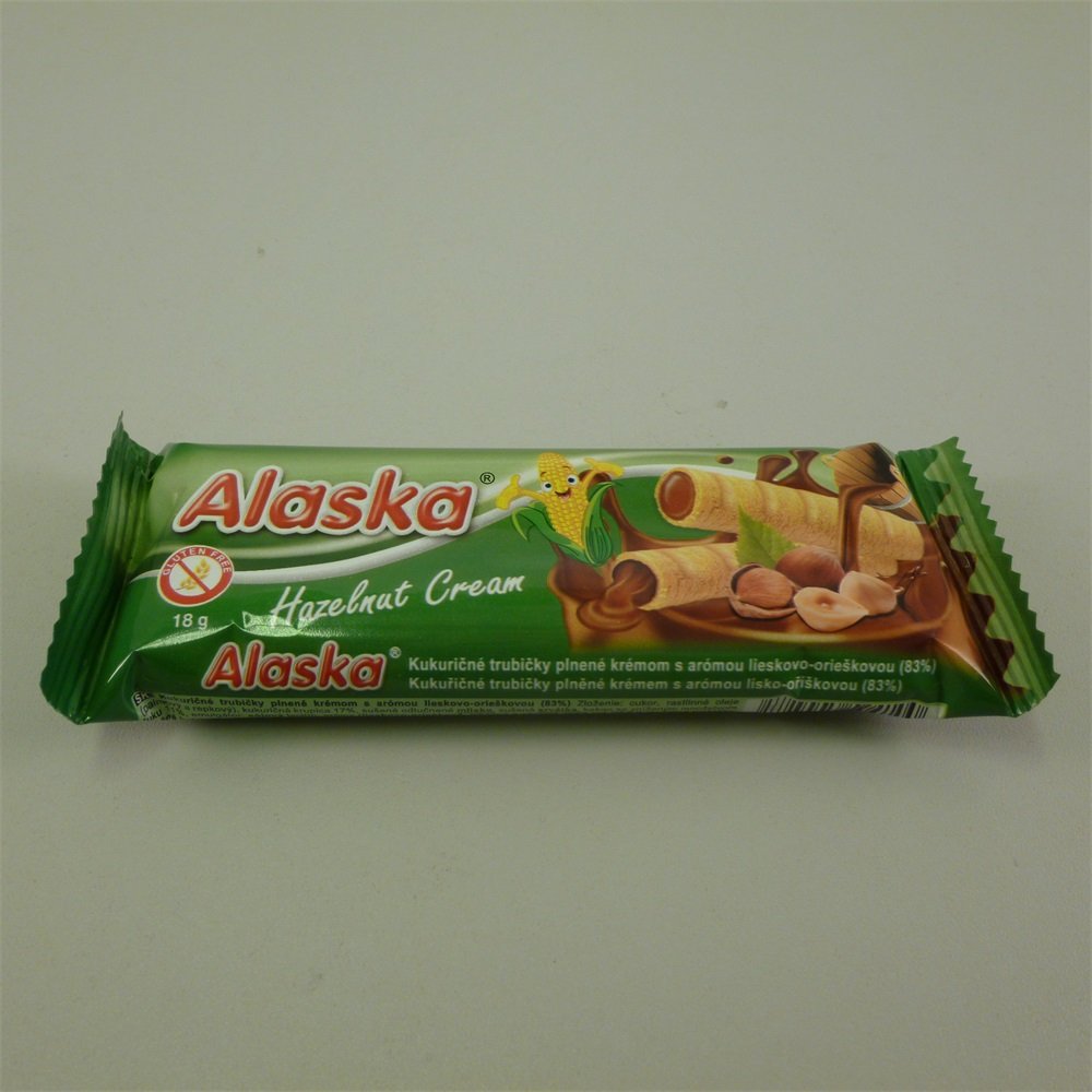 Alaska bezlepkové kukuričné tyčinky s lieskovými orieškami 18 g - 40587