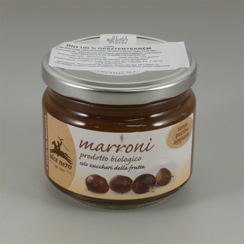 Alce nero bio gaštanový krém 270 g - 17388