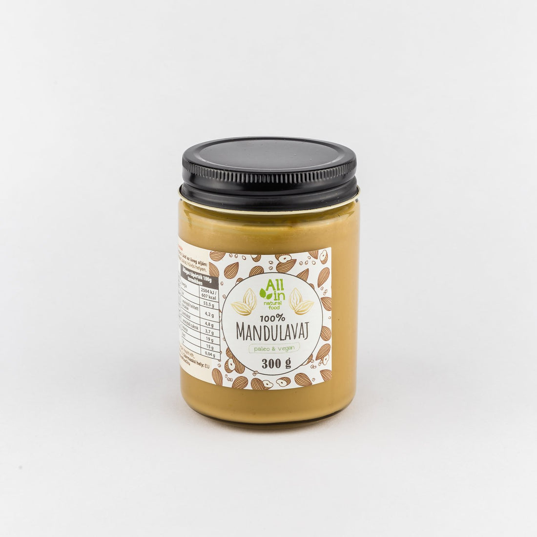 All in 100% mandľové maslo 300 g - 93520