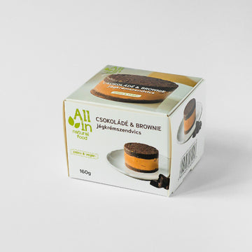All in čokoláda & brownie ľadová sendvič 160 g