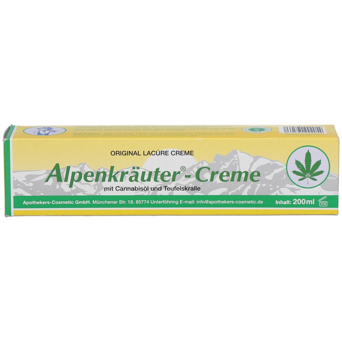 Alpenkrauter krém s konope a čertov pazúr  200 ml - 92175