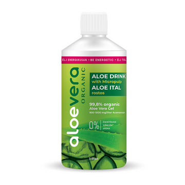Alveola aloe vera pôvodná nápojová vlákna 1000 ml