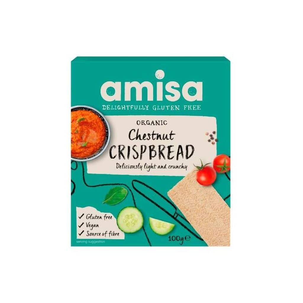 Amisa bio gaštanové extrudované chlebíky 100 g - 89898
