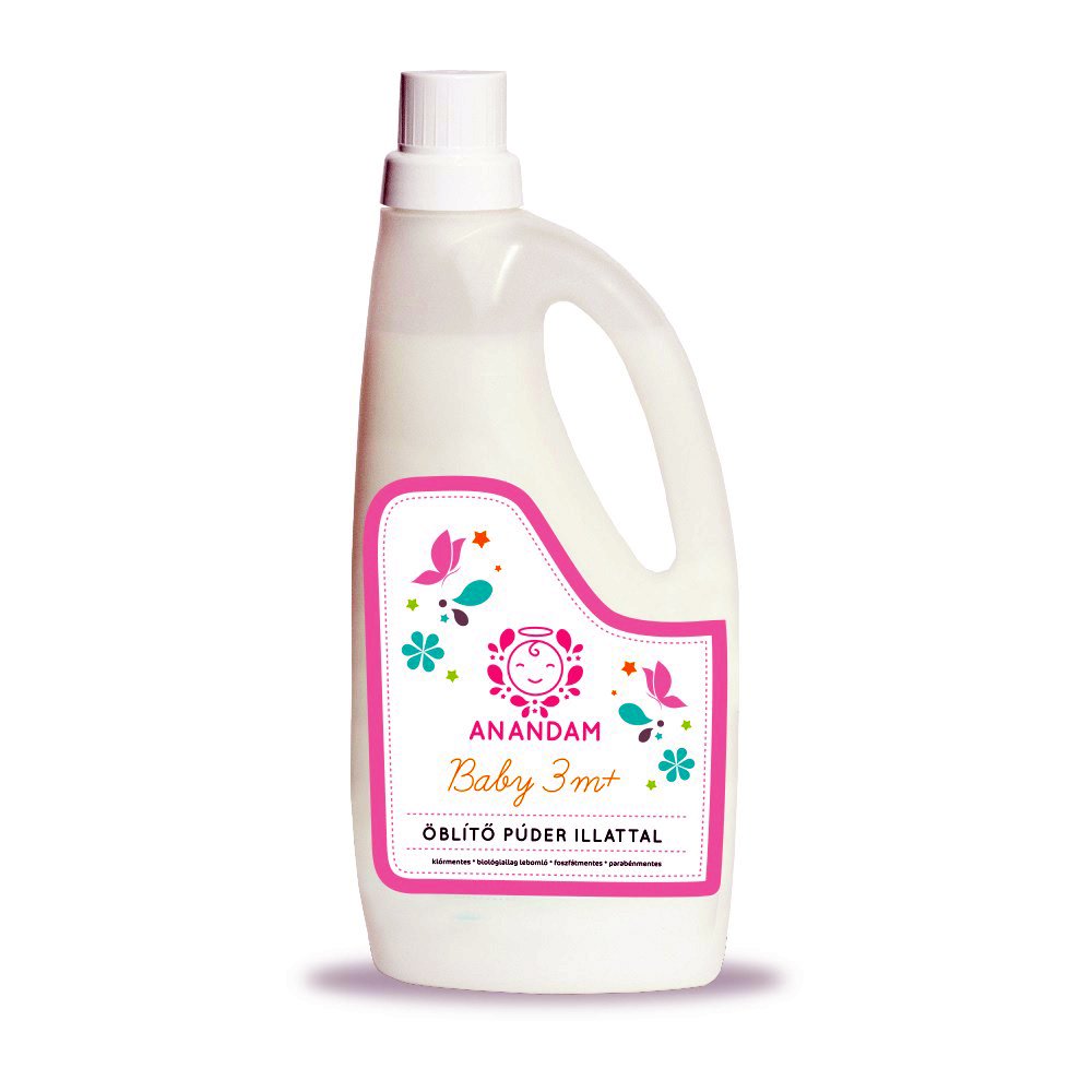 ANANDAM detský aviváž bez alergénov  s púdrovou vôňou 1000 ml - 51993