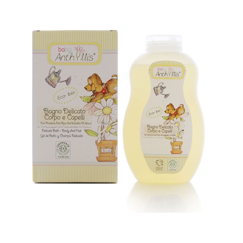 Anthyllis baby organický jemný detský šampón a kúpeľ 400 ml - 51296