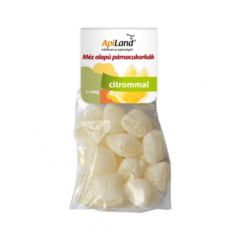 Apiland medové a citrónové cukríky 100 g - 60192