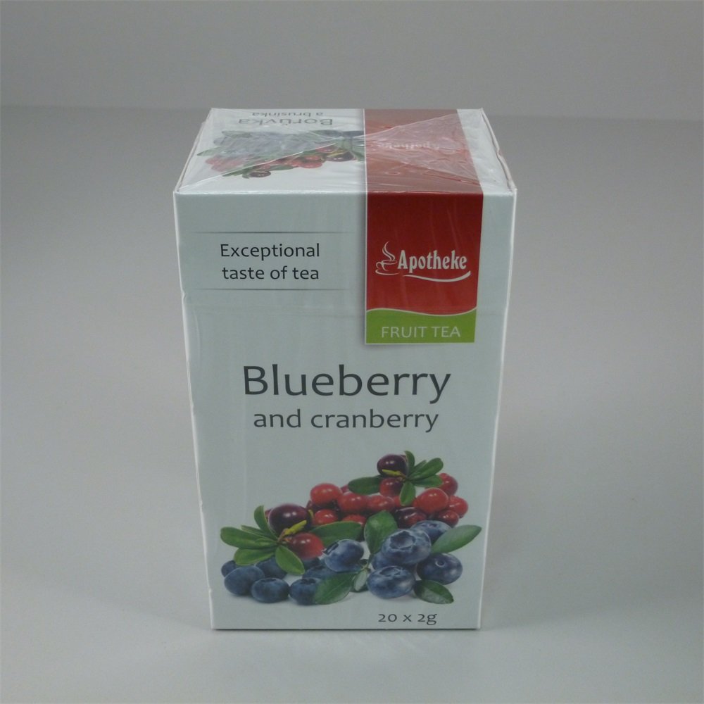 Apotheke čučoriedkovo-brusnicový čaj 20x2g 40 g - 23738