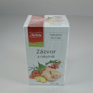 Apotheke čaj - Zázvor a rakytník 20x2g 40 g - 23746