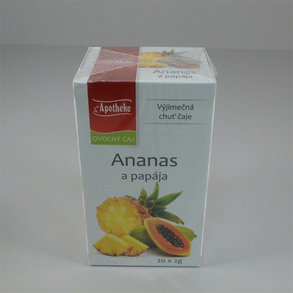 Apotheke čaj - ananás a papája 20x2g 40 g - 38234