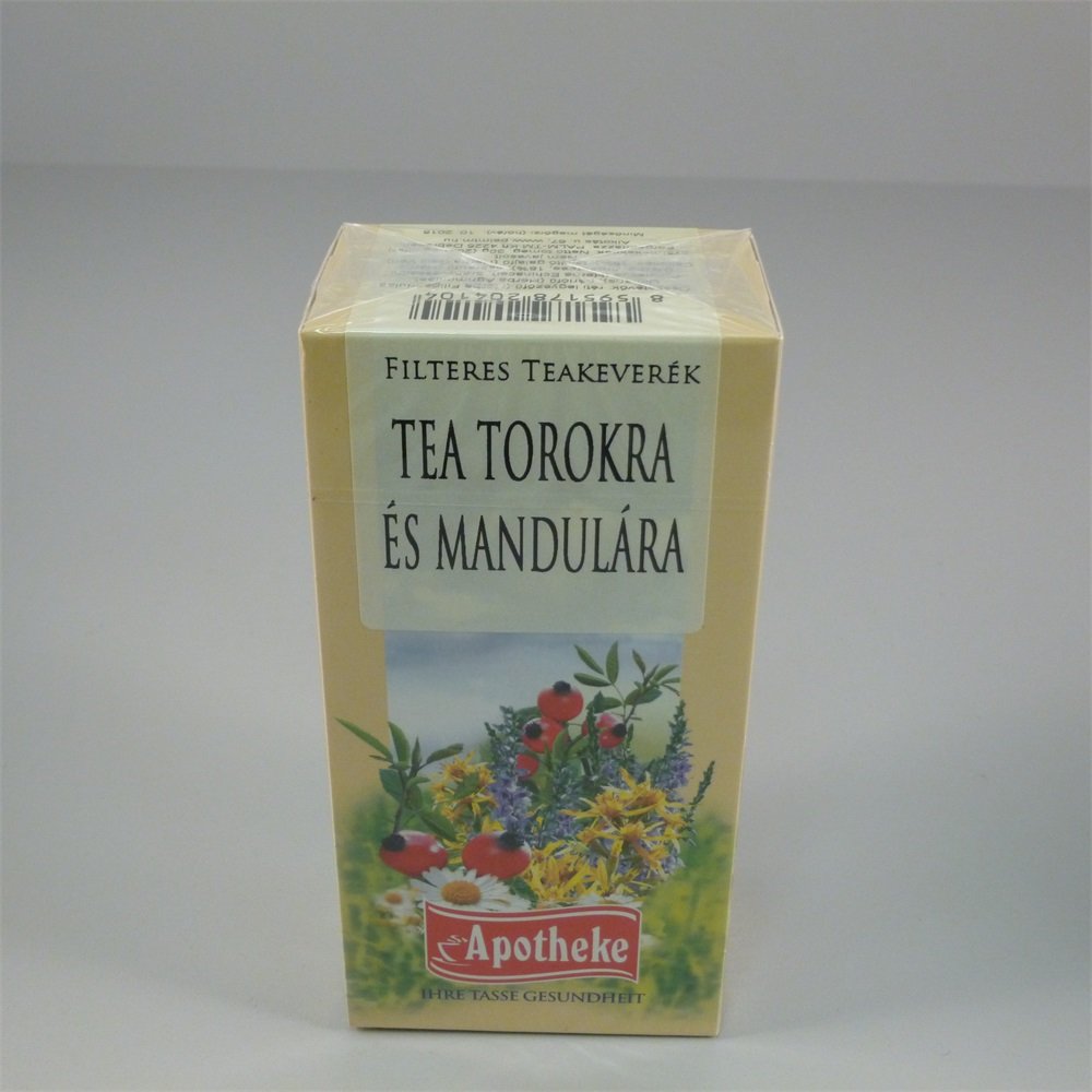 Apotheke čaj na hrdlo a mandle 20x1,5g 30 g - 38226