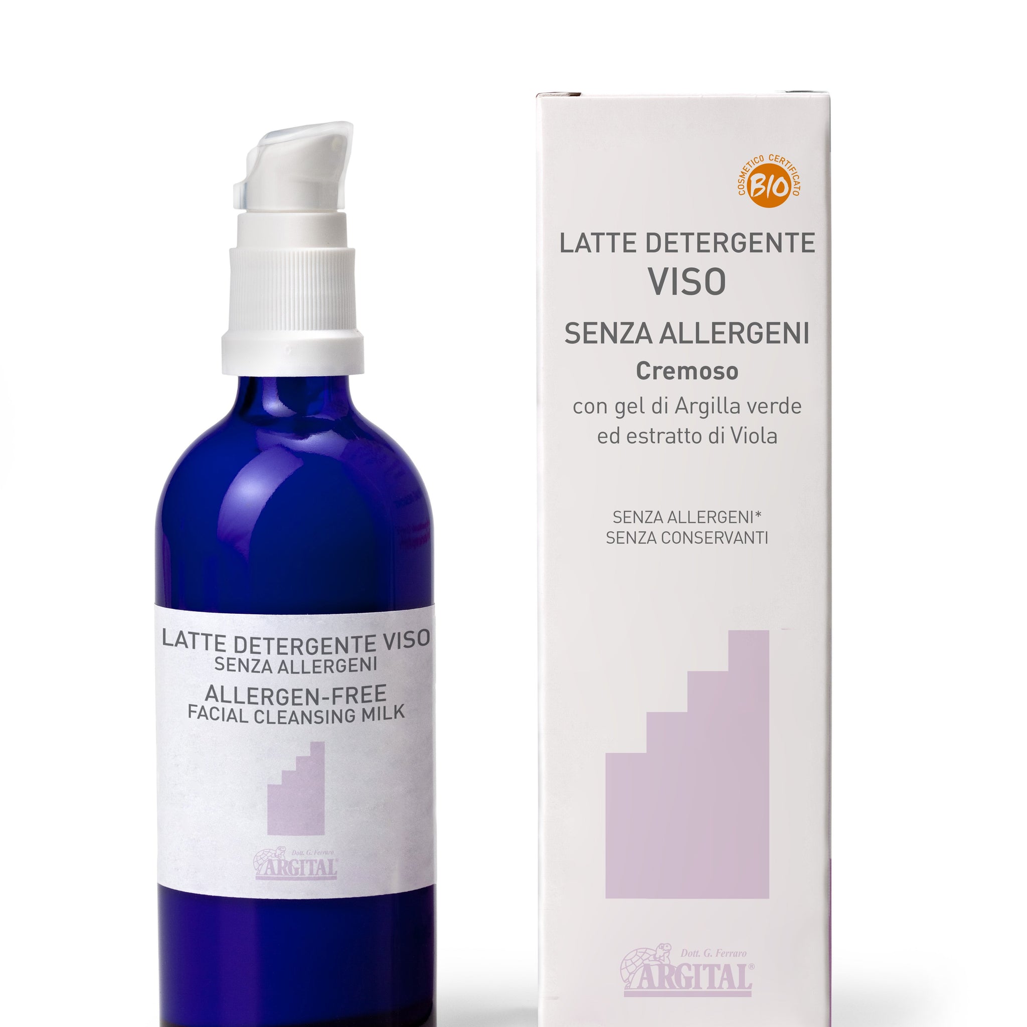 Argiltubo Bezalergénne pleťové mlieko s divokou fialkou 100 ml - 94306