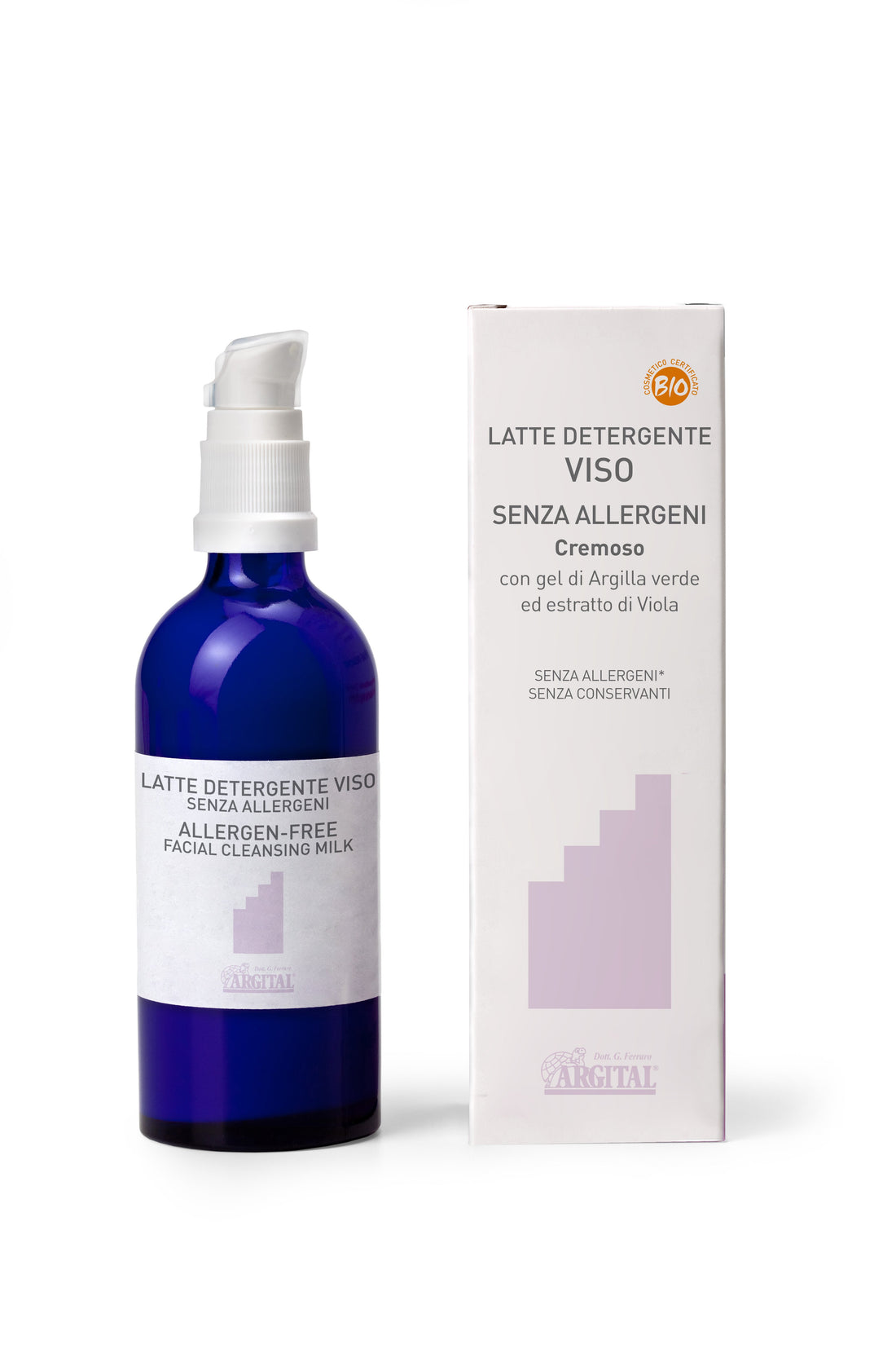 Argiltubo Bezalergénne pleťové mlieko s divokou fialkou 100 ml - 94306