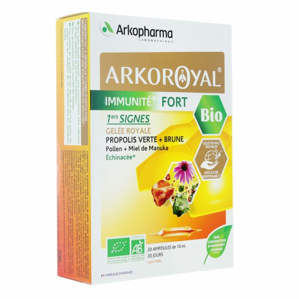 Arkoroyal bio immunité forte ampulky 20 ampuliek - 89666