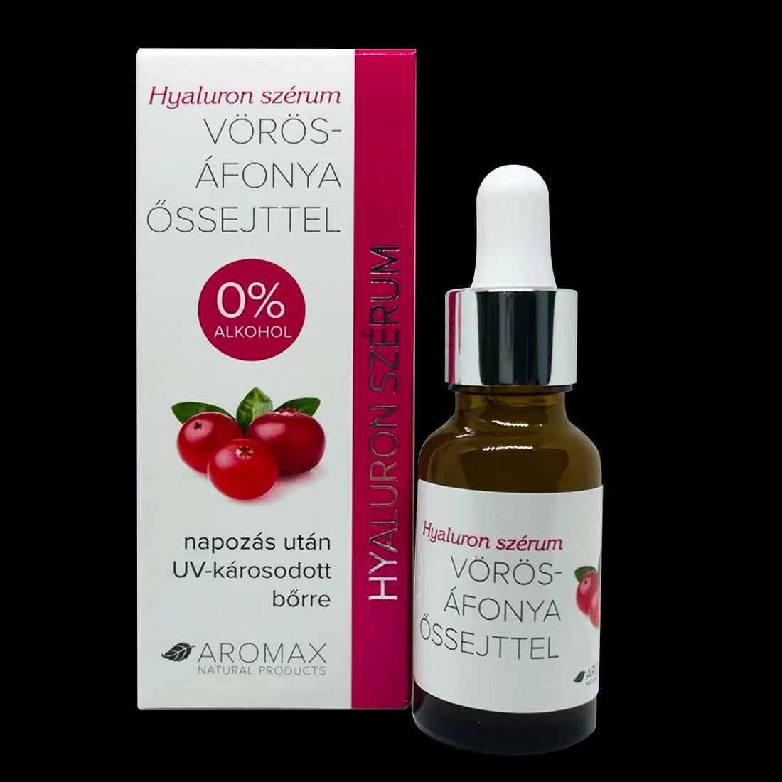 Aromax hyalurónové sérum s kmeňovými bunkami brusníc 20 ml - 88609