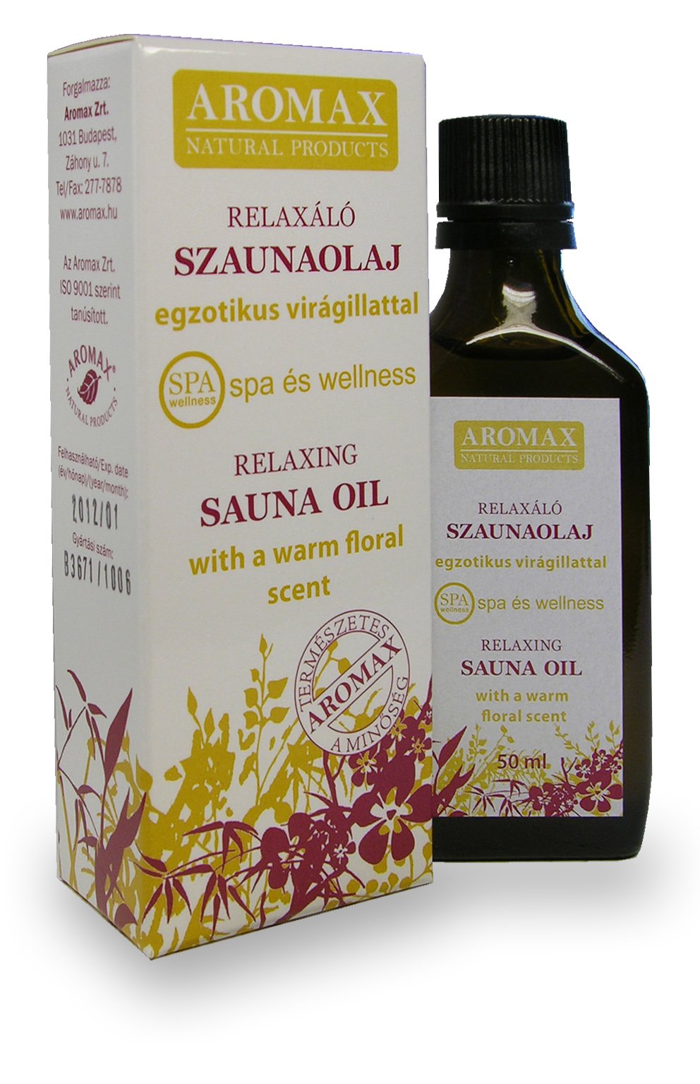 Aromax relaxačný saunový olej 50 ml - 47387