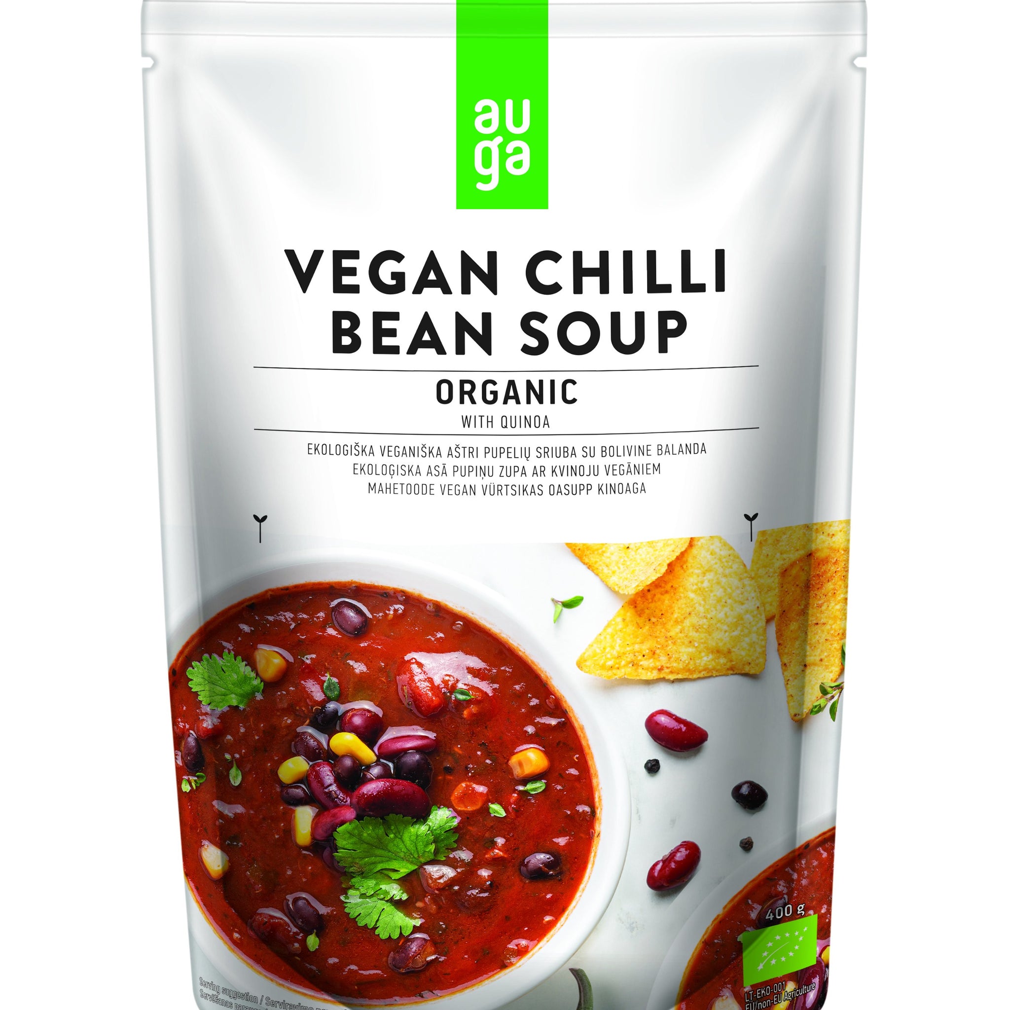 Auga bio vegánska fazuľová polievka s chilli 400 g - 88310
